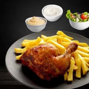 cuarto de pollo pierna